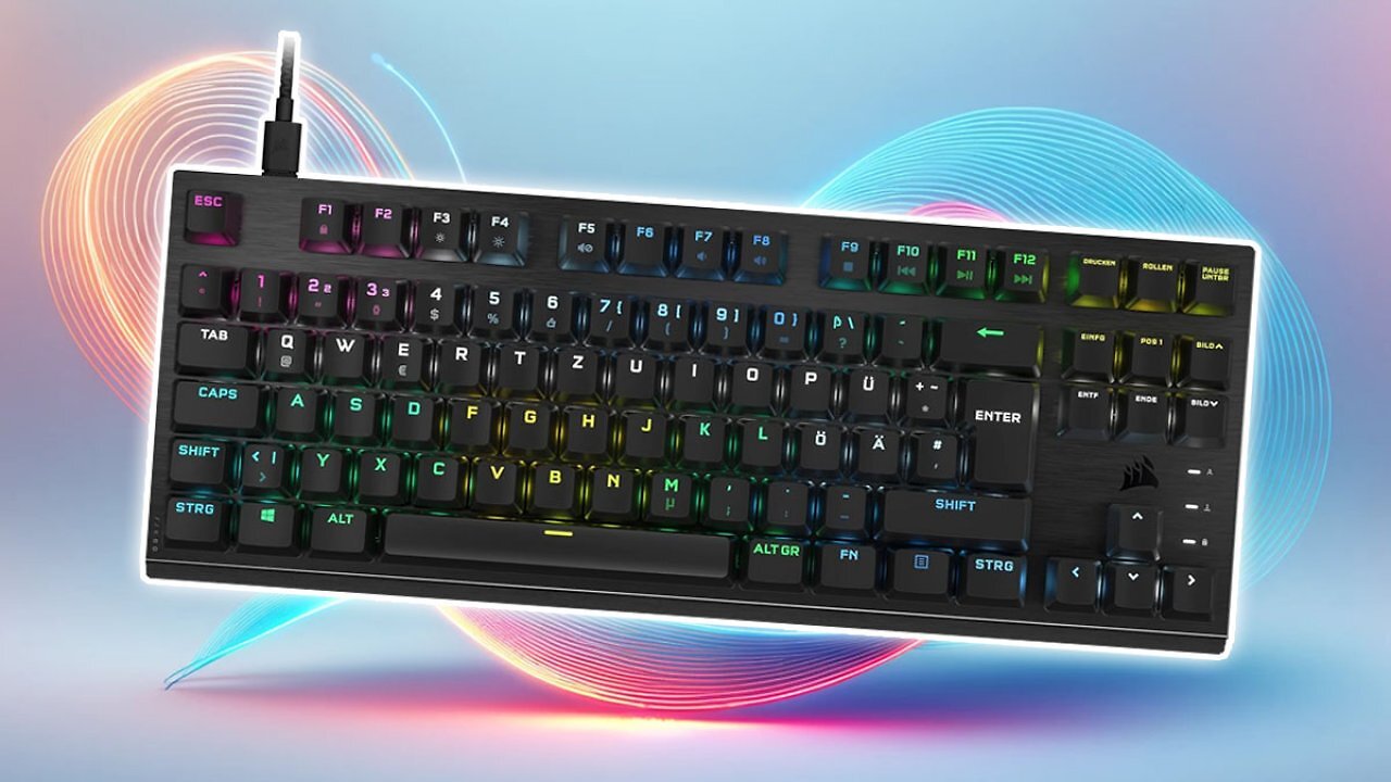[28/07/2025] Weit unter Vergleichspreis: Optisch-mechanische Tastatur von Corsair bei Amazon