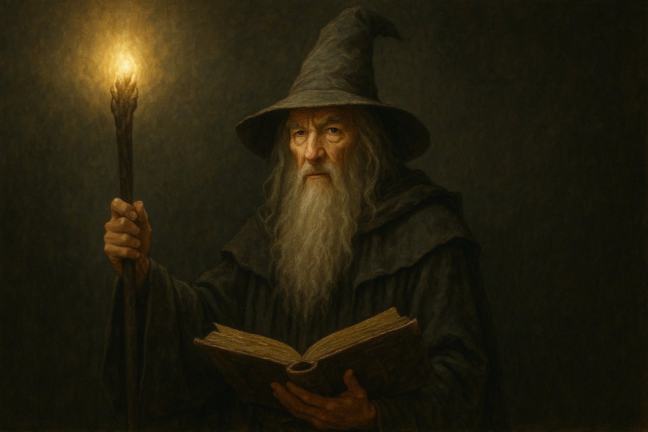 Generischer Hexer im Tolkien-Design.