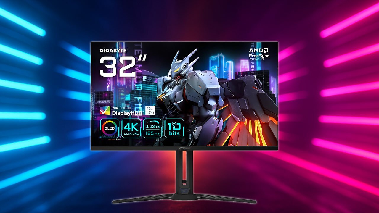 [28/07/2025] Gigabyte Aorus FO32U OLED-Monitor zum Tiefstpreis