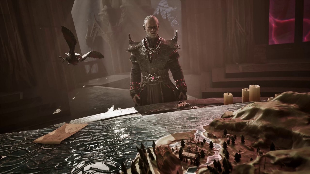 [31/07/2025] Xardas im Gothic Remake: Wie auch schon bei den anderen bekannten Rüstungen weiß die Dämonenbeschwörer-Robe optisch mit vielen originalgetreuen Details zu überzeugen. Die schmächtigere Figur (etwa um die Taille) ergibt bei Magiern Sinn.
