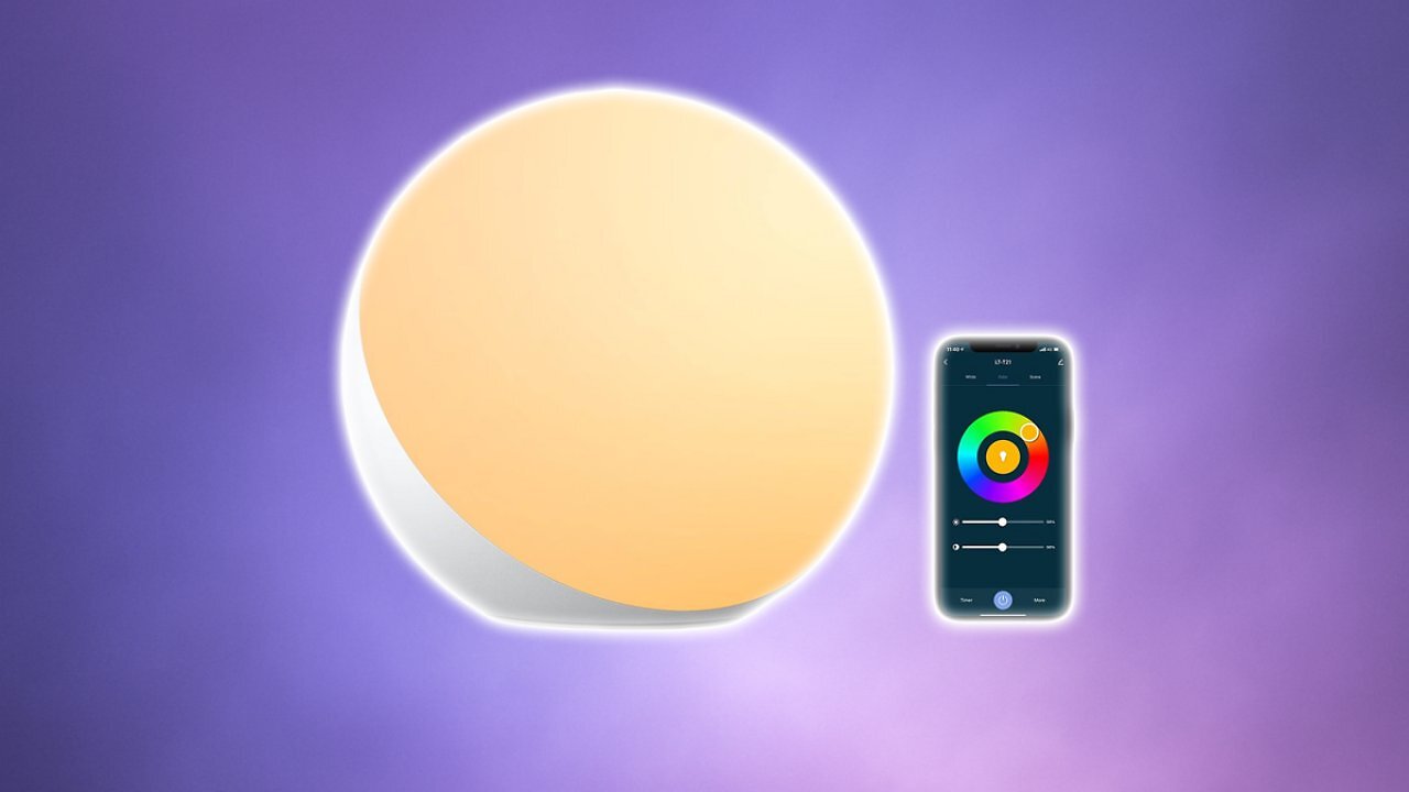 [21/07/2025] Hifree Smart LED Tischlampe, Nachttischlampe Touch Dimmbar funktioniert mit Alexa und Google Assistant, Wifi Atmosphäre Nachtlicht Stimmungslicht, Robust und Sicher für Kinder [Energieklasse D] Amazon Angebot