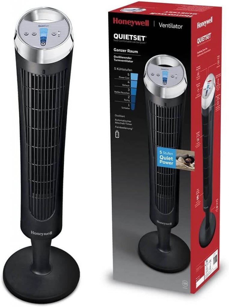 Ein Ventilator vor weißem Hintergrund