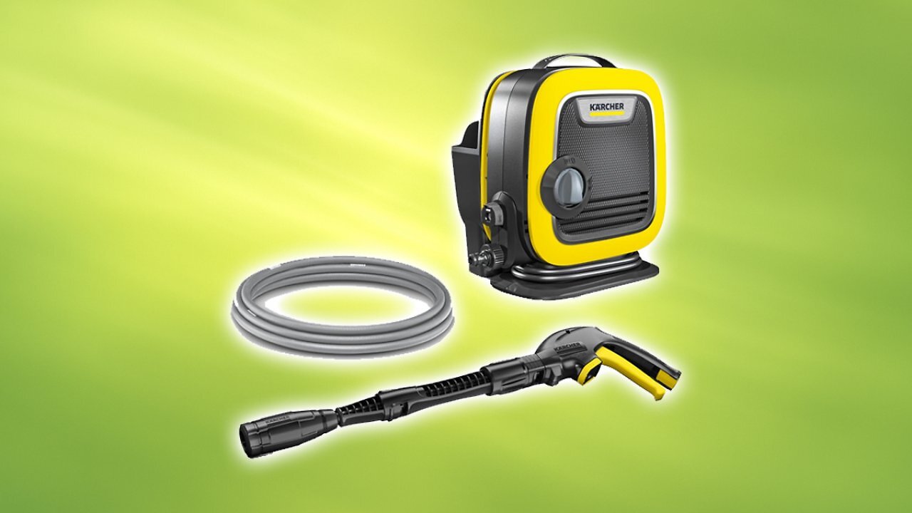 [01/07/2025] Kärcher Hochdruckreiniger K Mini, leicht und kompakt, Druck: max. 110 bar, Durchfluss: 360 l/h, Fläche: 20 m²/h, Gewicht: 3,93 kg, Hochdruckpistole, Dreckfräser, Strahlrohr, Wasserfilter,Schwarz, Gelb Amazon Angebot