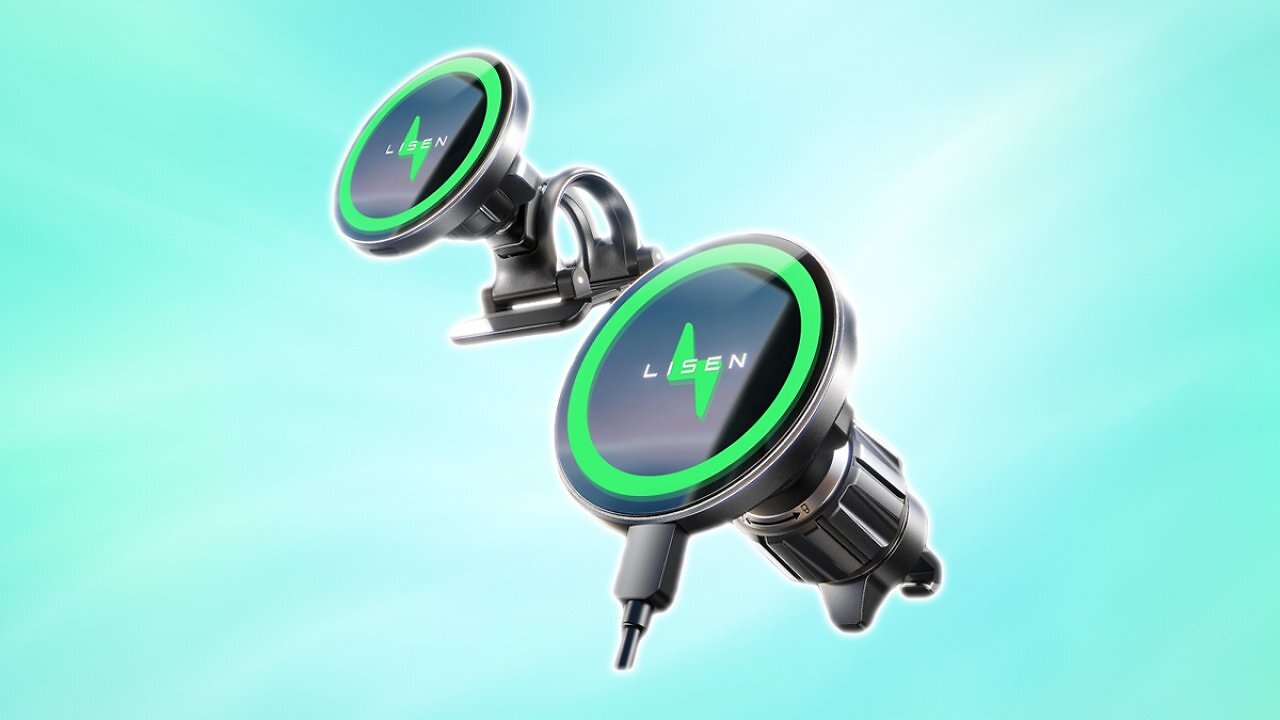[20/07/2025] LISEN für Magsafe Autohalterung 15W Handyhalterung Auto mit Ladefunktion Handy Halterung Auto Magsafe Ladegerät Kfz- Handyhalterung Magnet Wireless Charger Auto Zubehör für iPhone 16/15/14/13/12 Amazon Angebot