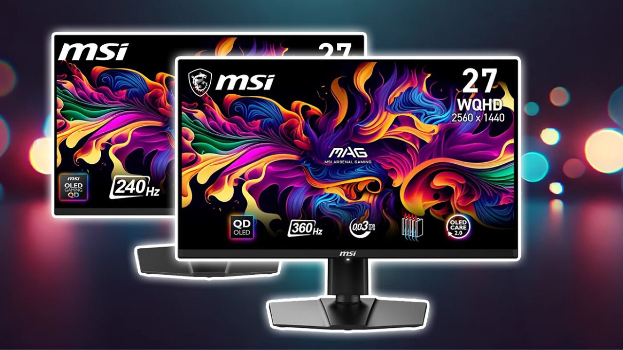 [14/07/2025] Amazon reduziert OLEDs: MSI Gaming-Monitore mit 240 und 360 Hz waren nie günstiger