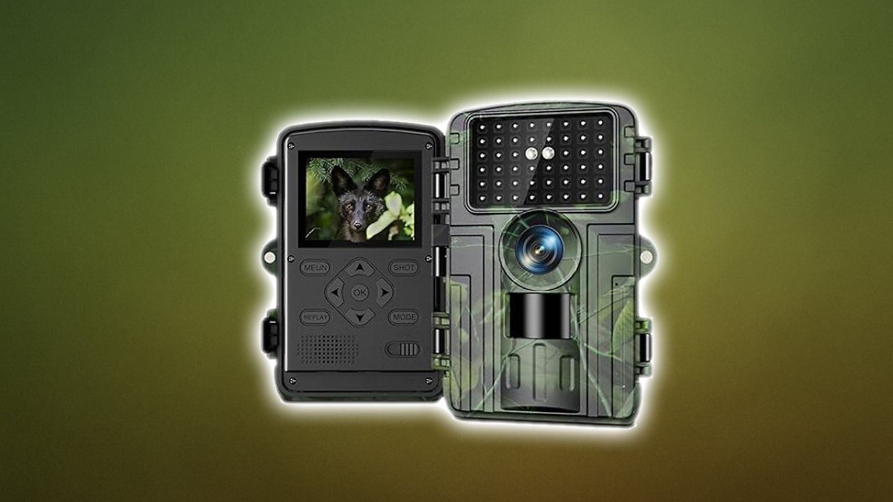 [30/07/2025] Wildkamera, 4K Video Wildtierkamera, 60MP Full HD WLAN mit Handyübertragung APP, Bewegungssensor, Nachtsicht, 0,1s Auslösezeit, Infrarot Wildkamera mit 32G Speicherkarte & Kartenleser IP66 Wasserdicht Amazon Angebot