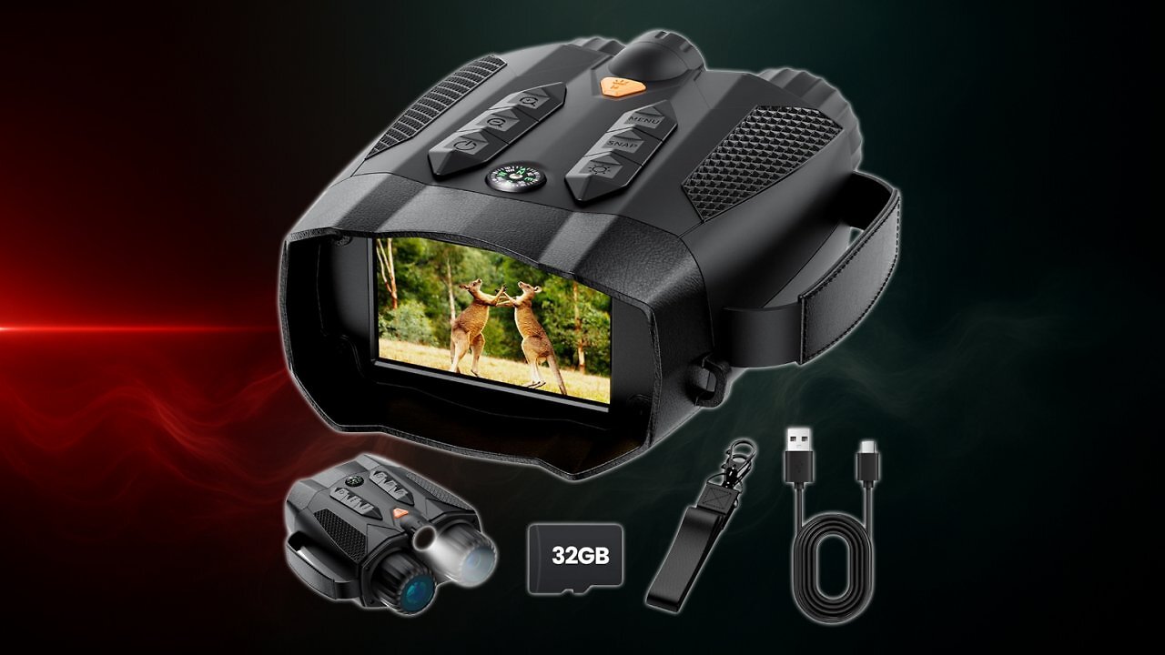 [17/07/2025] Jetzt 41 % günstiger: Amazon grillt 4K-Nachtsichtgerät mit 3-Zoll-Display, IR-Licht & Digitalzoom im Rabatt-Feuer