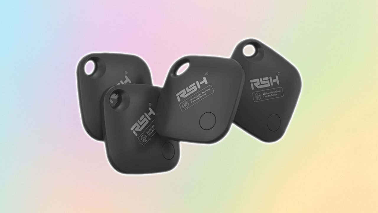 [31/07/2025] RSH Android Smart Tag - 4Pack, Schlüsselfinder Key Finder kompatibel mit Google Mein Gerät Finden APP (Android NUR), Bluetooth Key Finder für Gepäck/Taschen/Koffer/Brieftasche, Schwarz Amazon Angebot