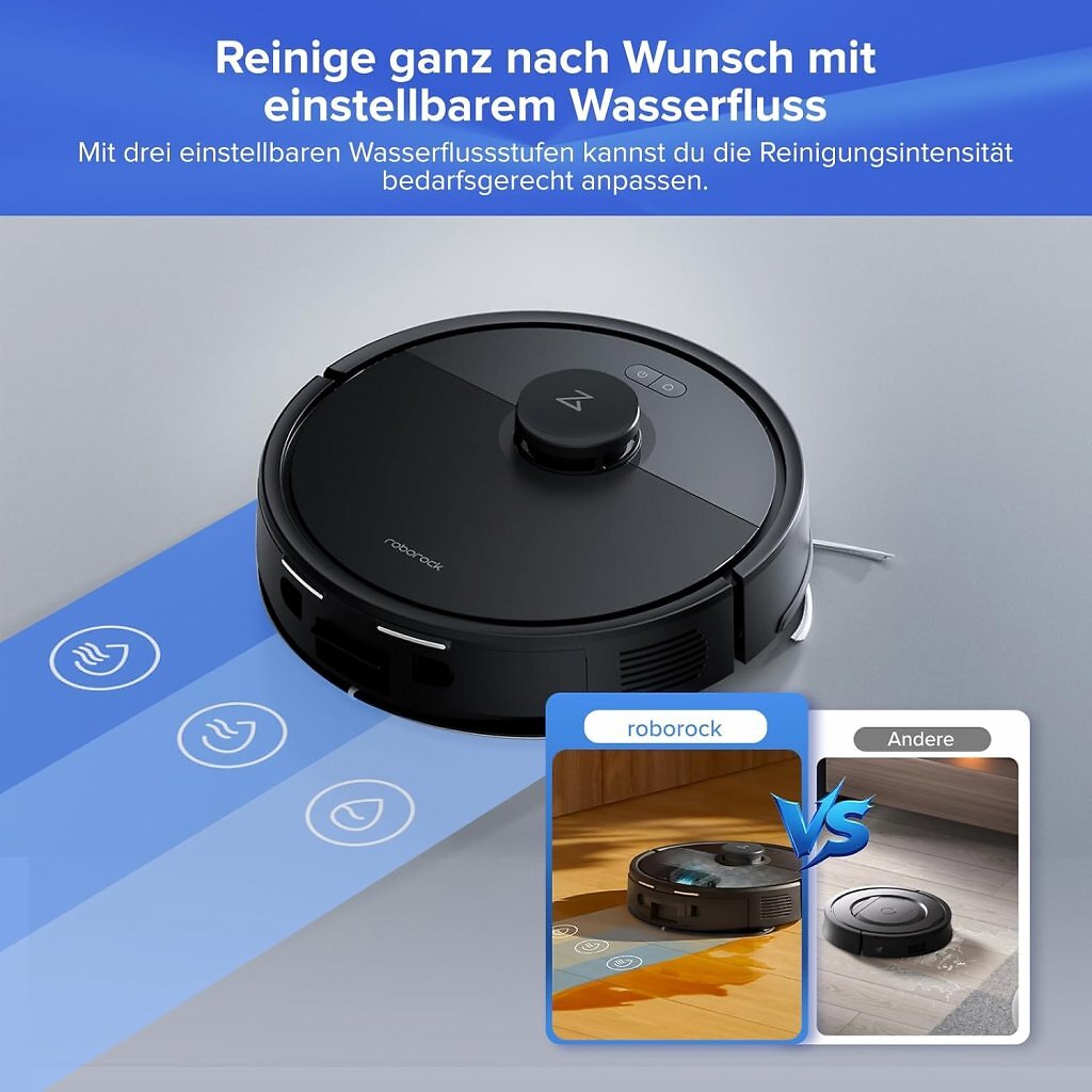 Der Roborock Q7 L5+ ist ein Saugroboter mit Wischfunktion und automatischer Staubentleerung.