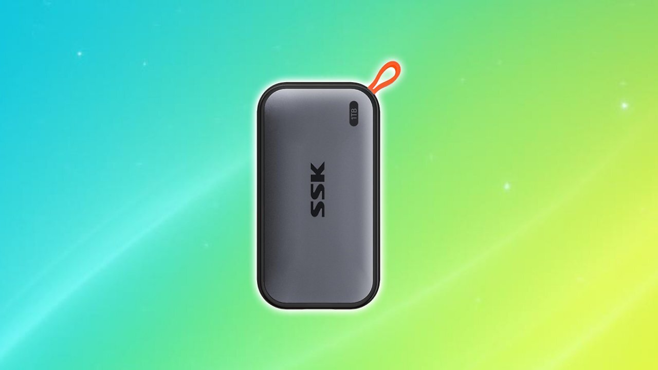 [11/07/2025] SSK 1 TB tragbare Externe NVME-SSD, bis zu 1050 MB/s, Extreme Übertragungsgeschwindigkeit, USB 3.2 Gen 2 Solid State Drive für Typ-C-Smartphones, PS5, Xbox, Laptop, MacBook/Pro/Air und mehr Amazon Angebot
