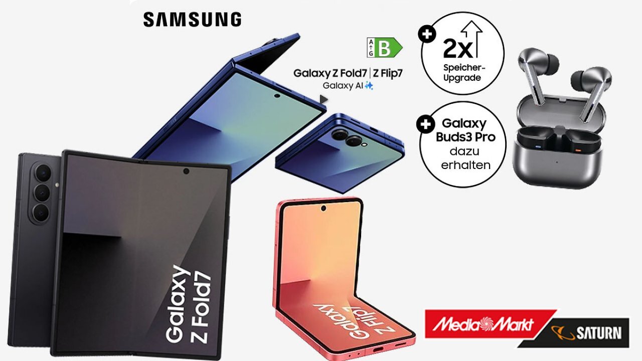 Kein Scherz! Wer neue Samsung-Handys vorbestellt, erhält gratis dazu: Kopfhörer im Wert von 249€ & doppelter Speicher + 100€ Ankaufprämie
