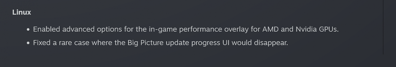 [22/07/2025] Steam Beta