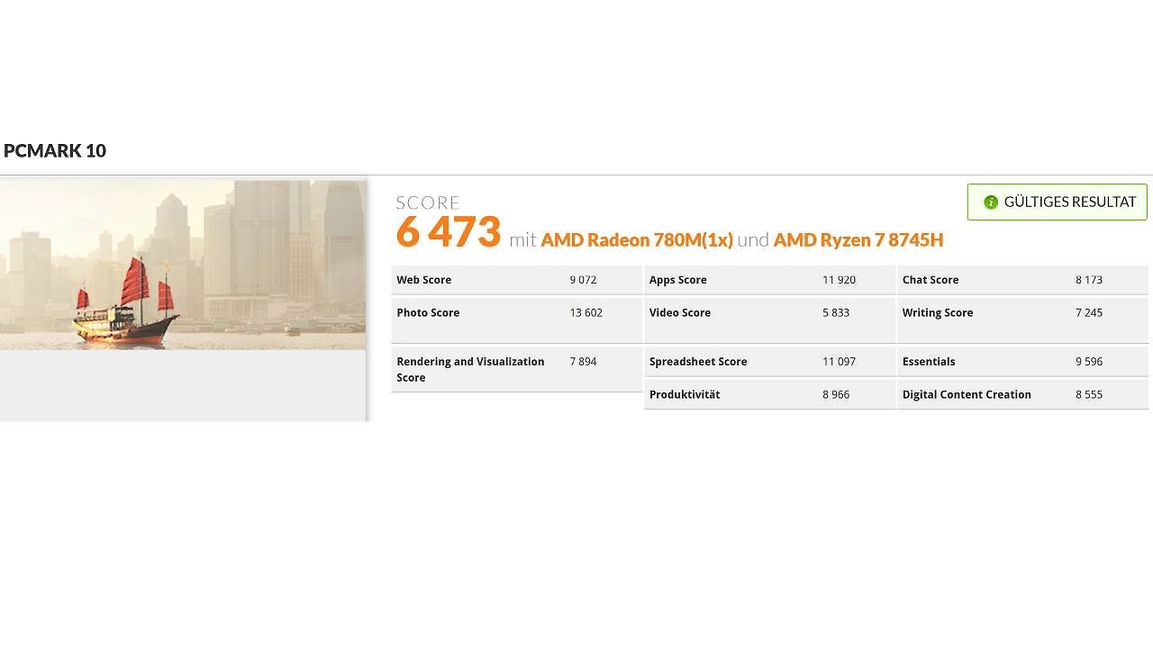 [25/07/2025] PCMark-10-Benchmark nochmals im Blick