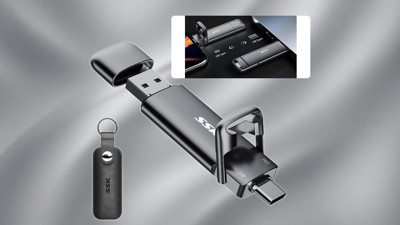 [09/07/2025] USB-Stick SSK SD301 Pro mit 2TB im Tiefstpreis-Deal zum Prime Day.
