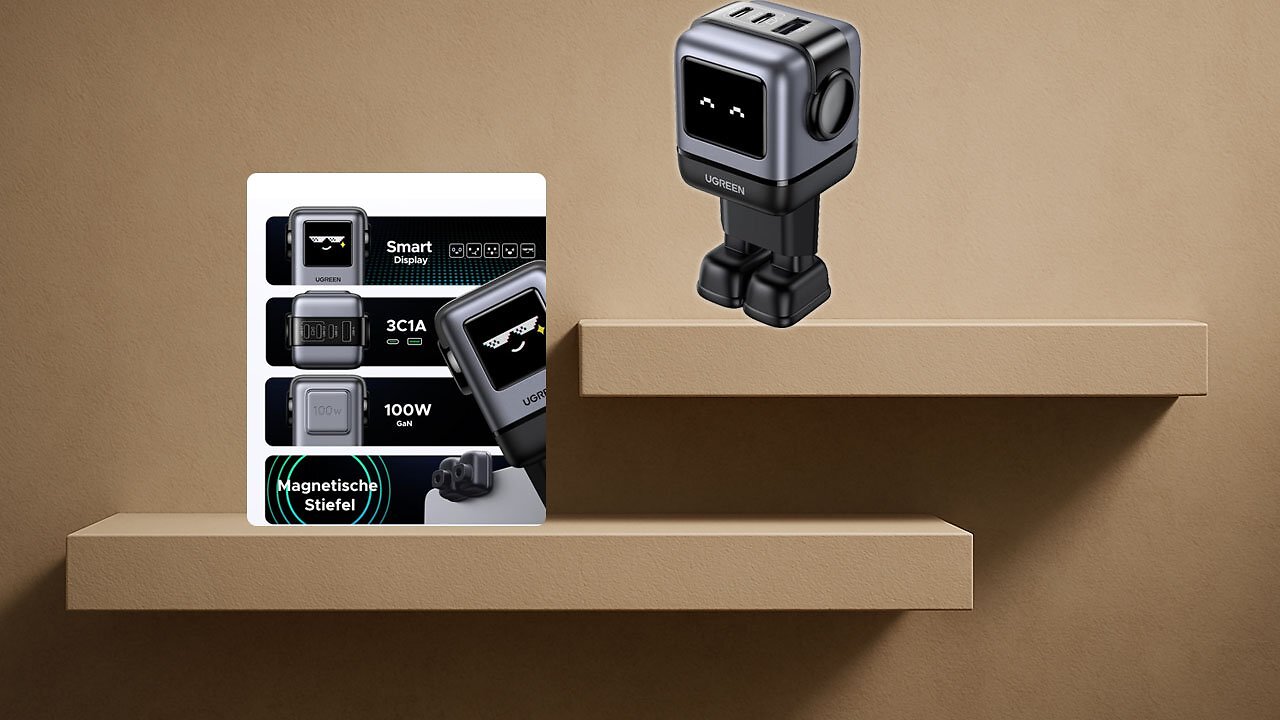 [31/07/2025] Ugreen Uno USB-C Netzteil Roboter zu Tiefstpreisen