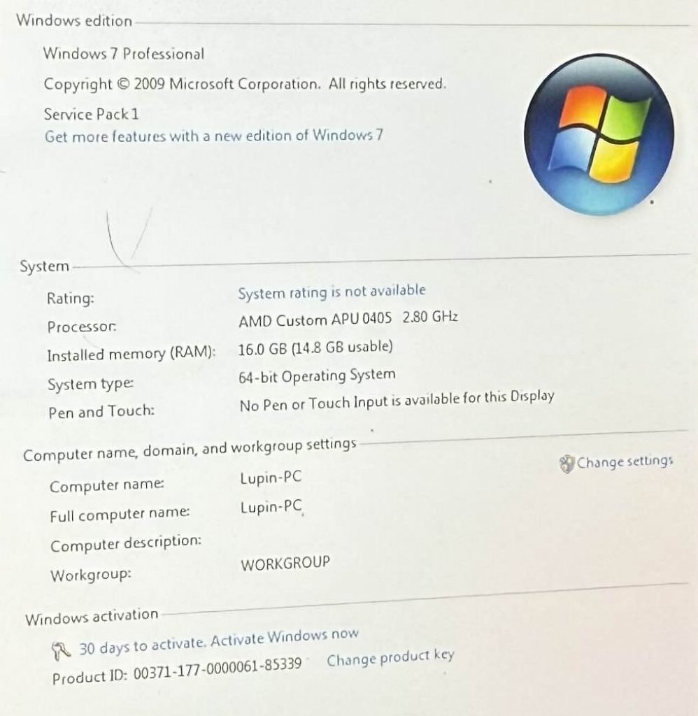 [15/07/2025] Steam Deck mit Windows 7