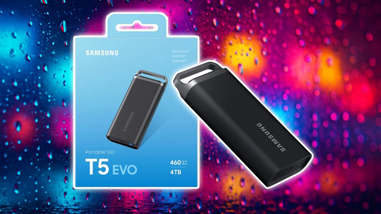 [31/07/2025] Die einzige mit 4 TB für unter 200 Euro: Samsung Portable SSD T5 Evo jetzt günstig wie nie
