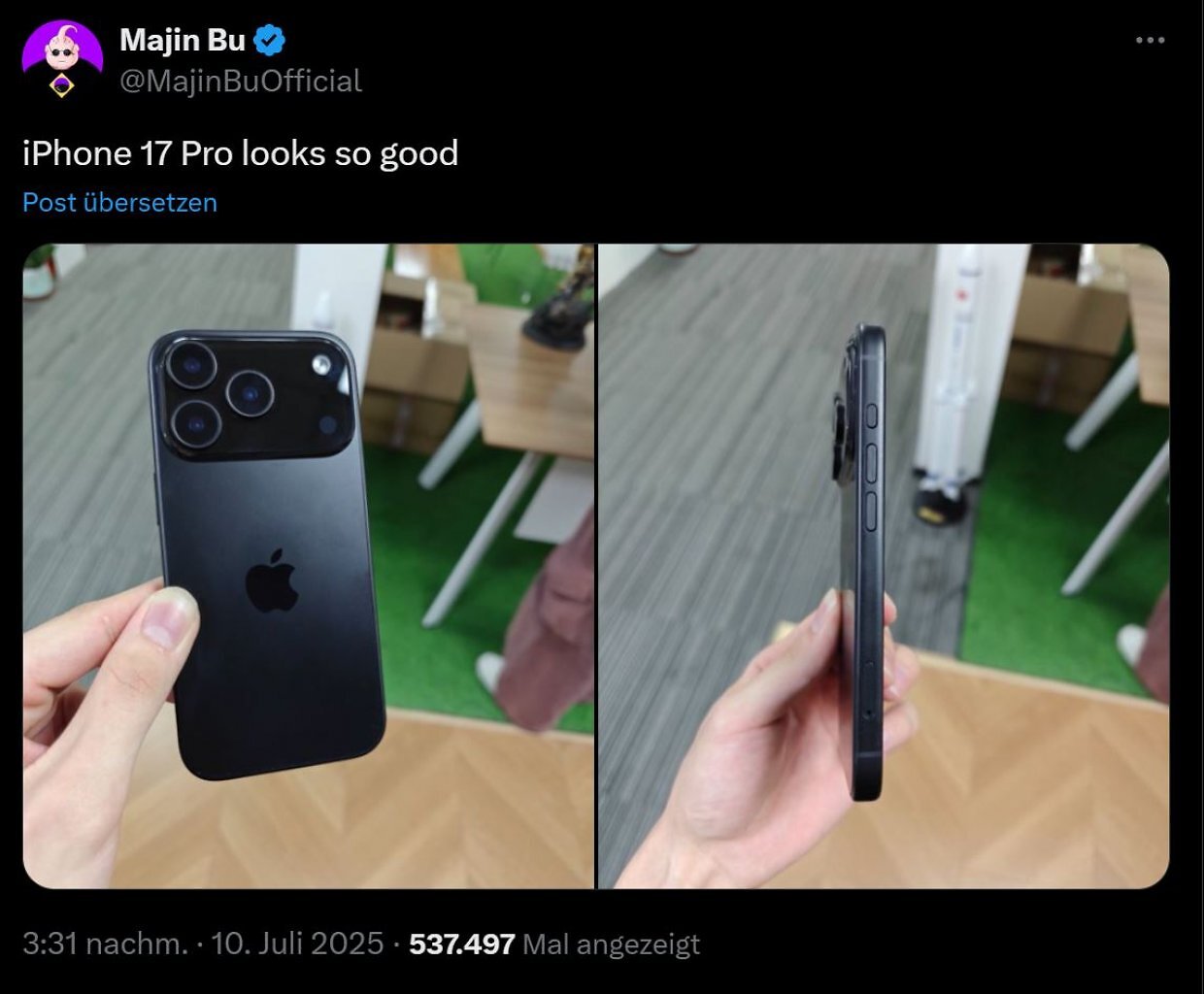 [12/07/2025] iPhone 17 Pro: Leak zeigt riesige Kamera und subtile Design-Veränderungen (2)