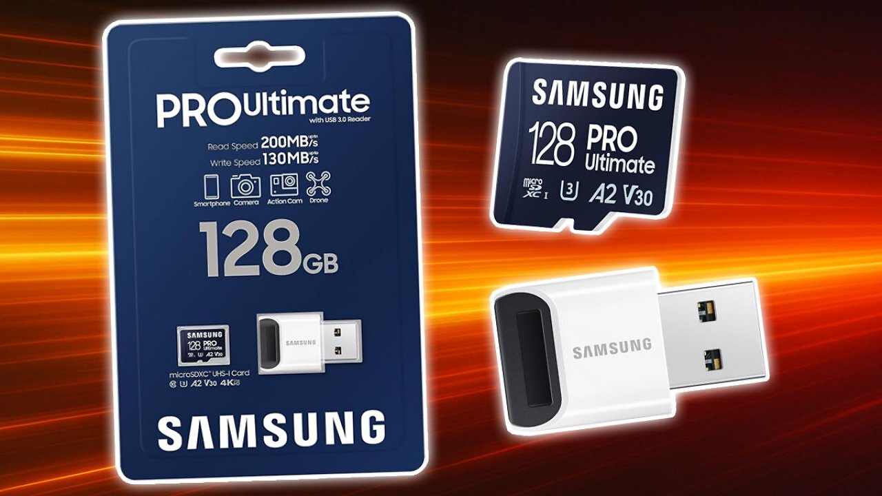 [14/07/2025] Bald vergriffen: Amazon haut Samsung microSD 128 GB mit 200 MB/s und Kartenleser raus