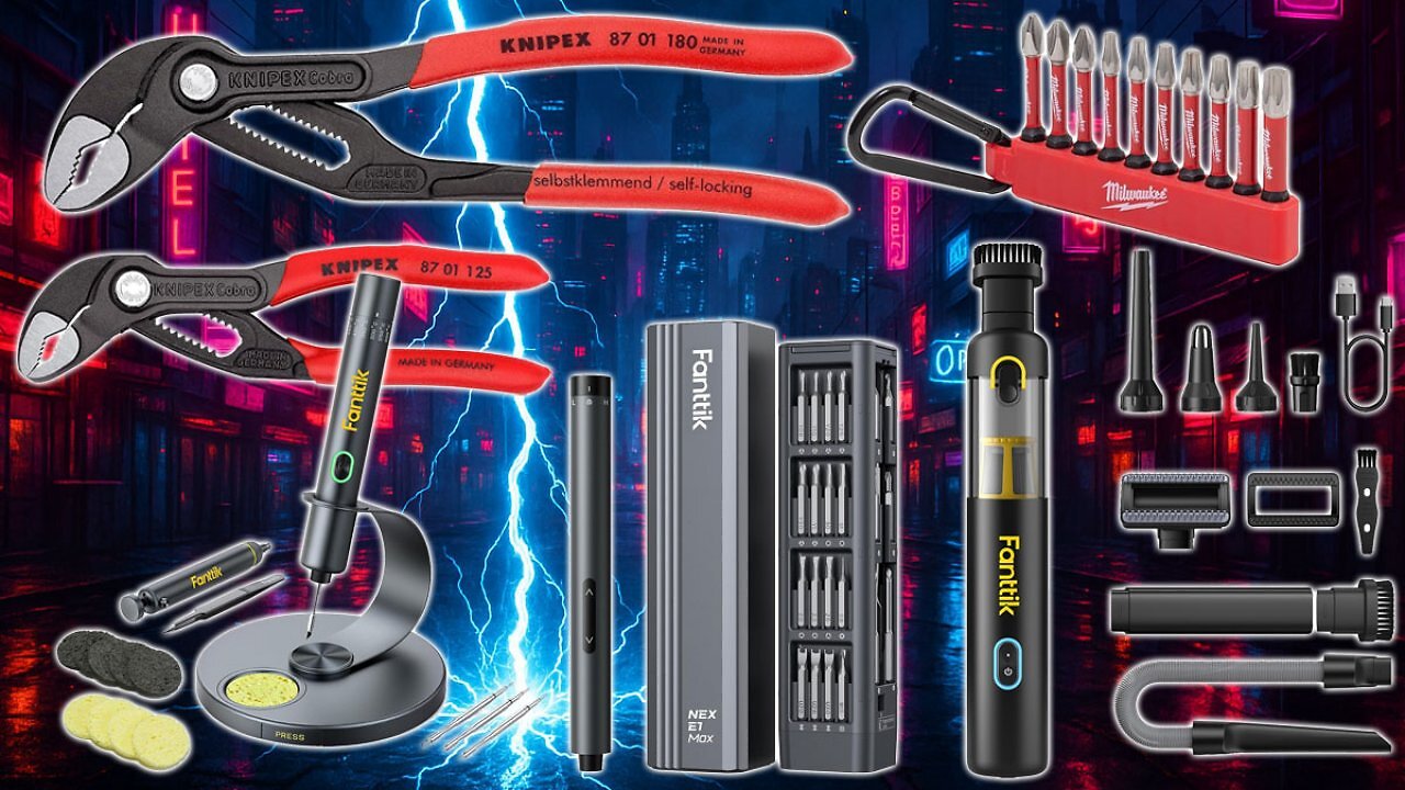 [26/08/2025] Amazon reicht ab 8,92 €: Platz 1 Bits, Nr. 1 Lötkolben, Rang 1 Handsauger, Knipex Cobra (1)