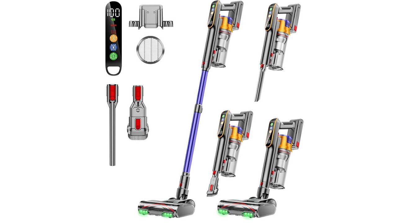 Amazon-Hit - viel billiger als Dyson: Akku-Staubsauger für 118,99€ mit 70 Min. Laufzeit & Zubehör - befristetes Angebot