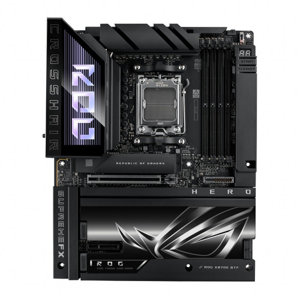 [14/08/2025] Asus ROG Crosshair X870E Hero BTF Neues AM5-Mainboard für versteckte Kabel (2)