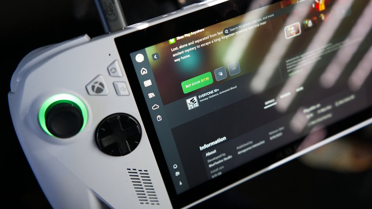 [20/08/2025] Die kleine Xbox-Taste dürfte zumindest im Kontext von Menüs der am häufigsten genutzte Button des ROG Xbox Ally sein.