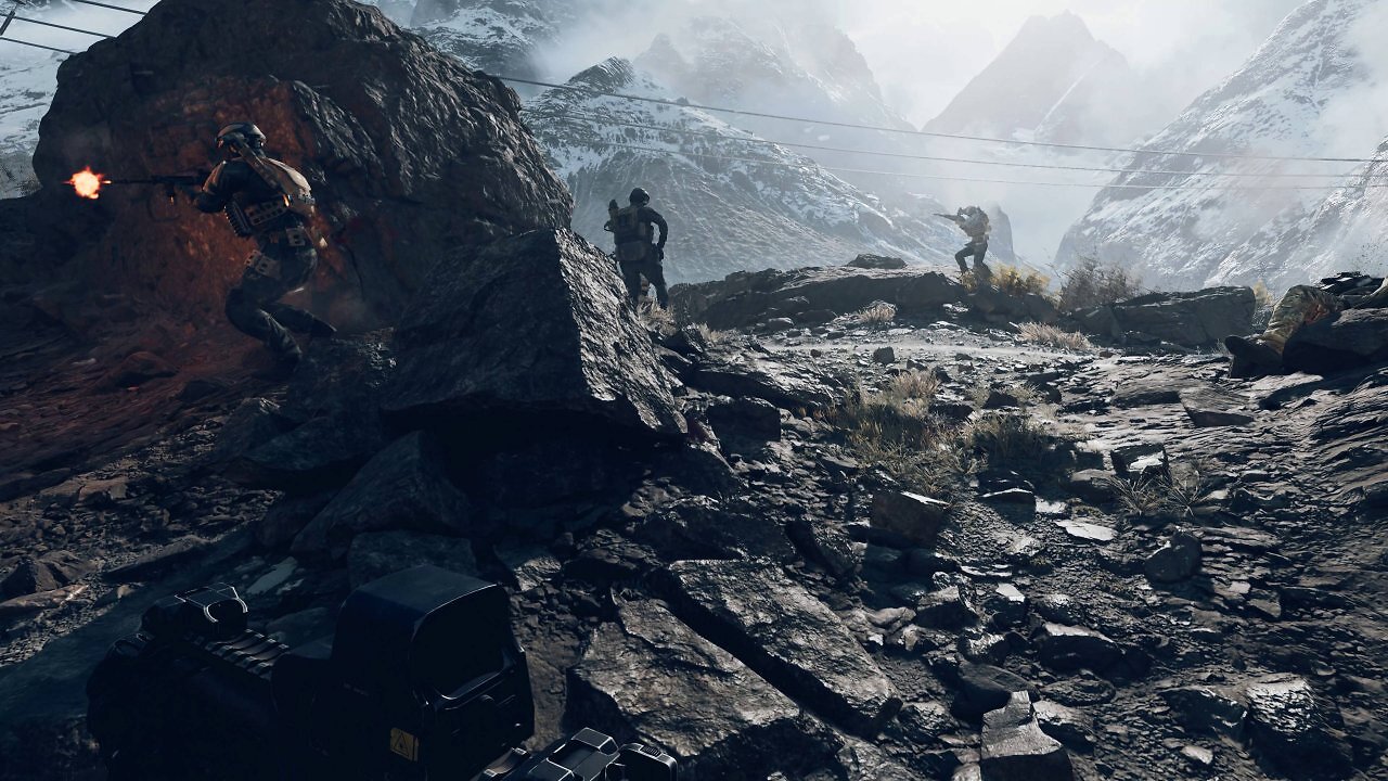 [07/08/2025] Zum Start der Beta waren die Maps noch voller KI-Gegner, doch mittlerweile finden sich immer mehr reale Spieler ein.