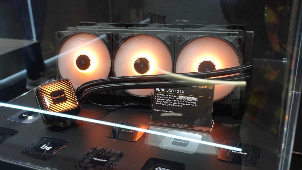 [20/08/2025] Die neue Be Quiet Pure Loop 3 LX AiO-Wasserkühlung mit 360-mm-Radiator.