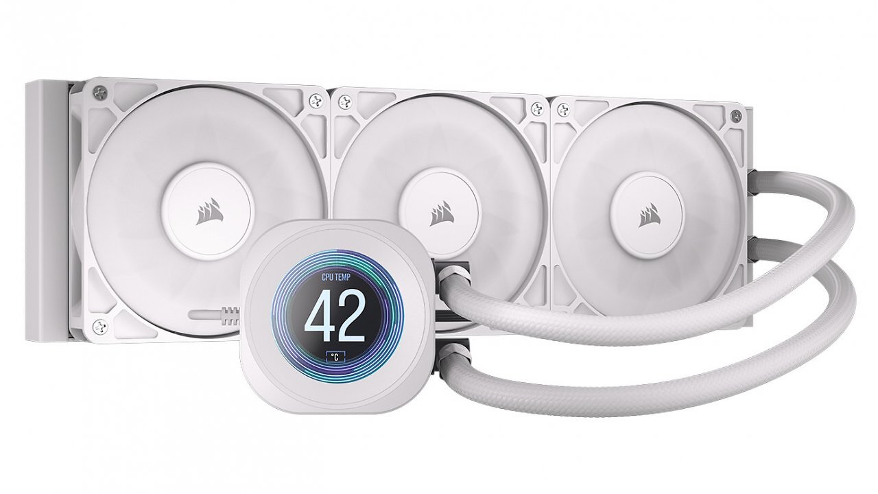 Corsair Nautilus 360 RS LCD (White)