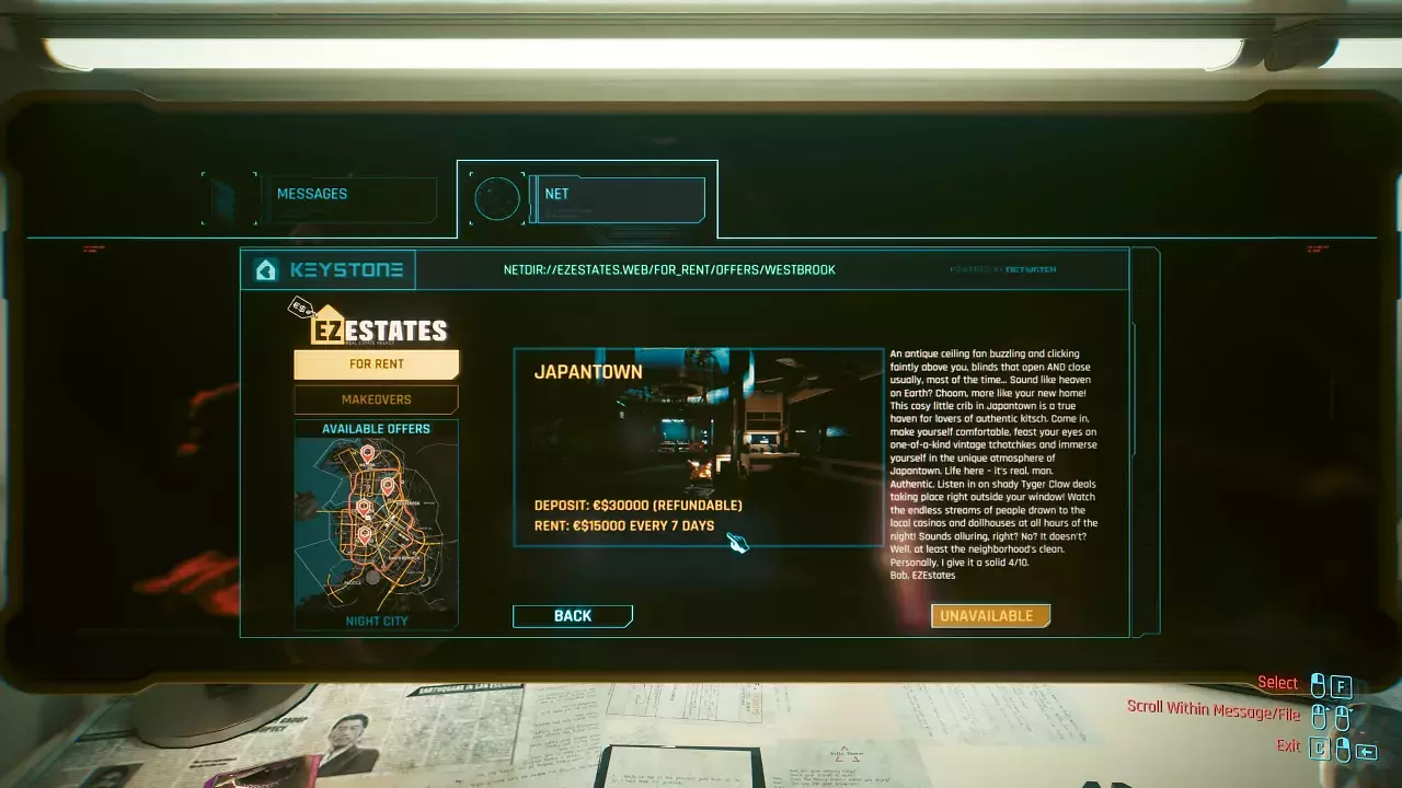 [11/08/2025] Cyberpunk 2077: Die grausigste Mod aller Zeiten - V muss jetzt Miete bezahlen (6)