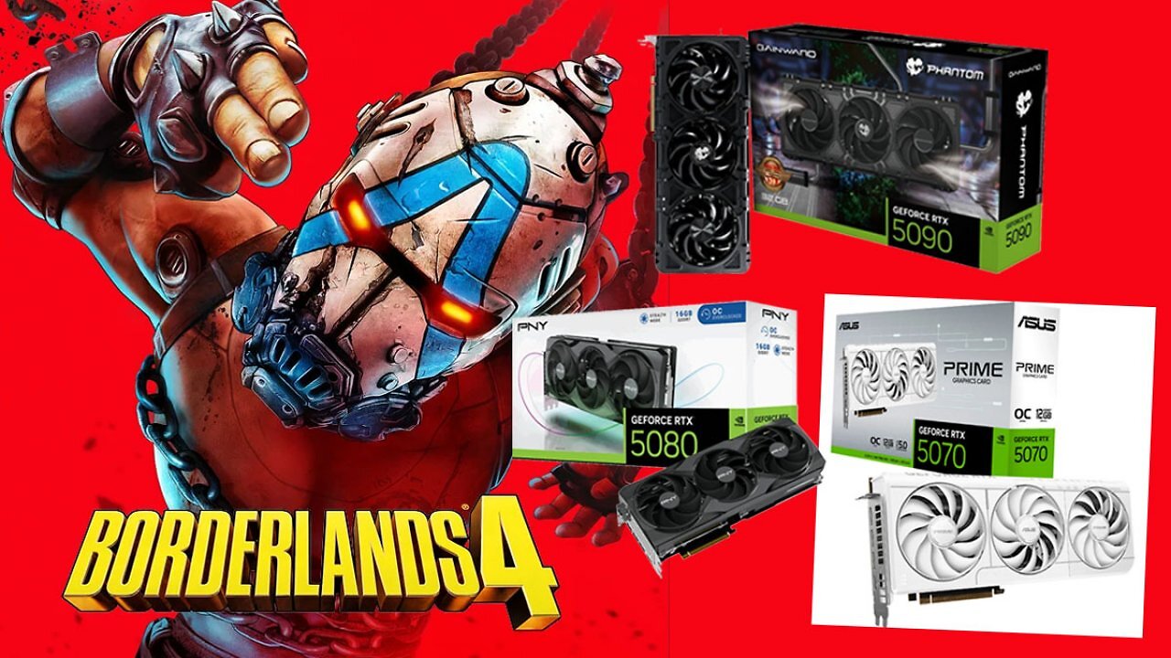 Geforce-Grafikkarten im Preisrutsch: Günstig wie nie gibt's RTX 5070 (Ti), 5080 & 5090 - Borderlands 4 gratis dazu