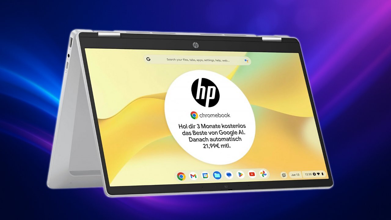 [01/08/2025] Jetzt zum Bestpreis mitnehmen: Amazon schleudert HP Chromebook mit 36 % Rabatt raus