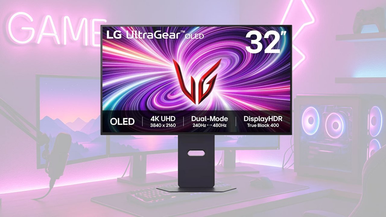 Endlich bezahlbar dank 600€ Rabatt: Toller OLED Gaming-Monitor von LG mit 4K@240Hz & FHD@480Hz