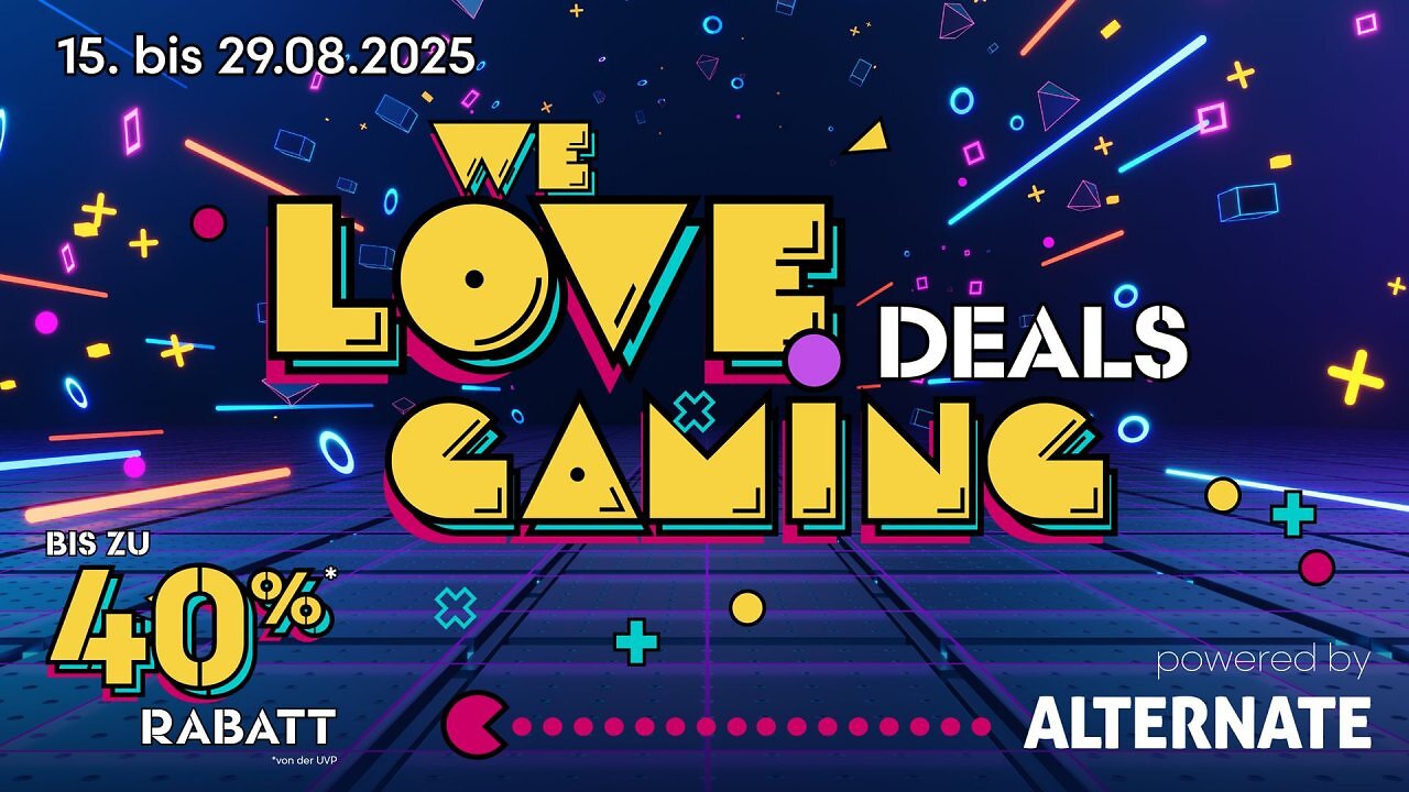 [14/08/2025] We Love Gaming Deals bei ALTERNATE – Schnappt euch die besten Angebote!