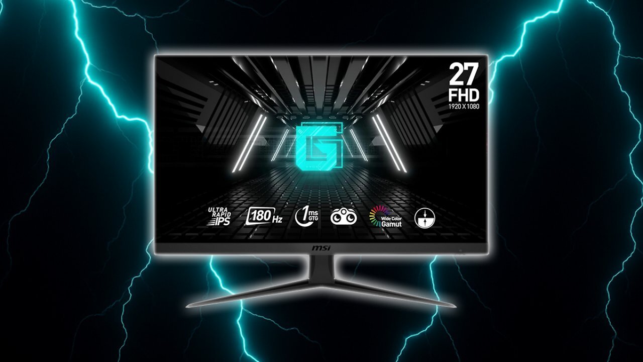 [26/08/2025] MSI G2712FDE 27 Zoll FHD Gaming Monitor - 1920 x 1080 Ultra Rapid IPS Panel, 180 Hz / 1ms (GtG), 96% sRGB, Adaptive Sync - DP 1.2a, HDMI 2.0b CEC Amazon Angebot