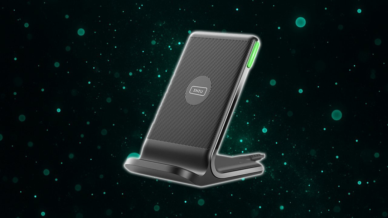 [25/08/2025] NIU Wireless Charger Stand, 15W Qi Zertifiziert Induktive Ladestation Schnelles Kabelloses Ladegerät Handy Ständer handyhalterung für iPhone 16 15 14 13 12 Pro Max Xr Xs Samsung Galaxy S23 S22 Google Amazon Angebot