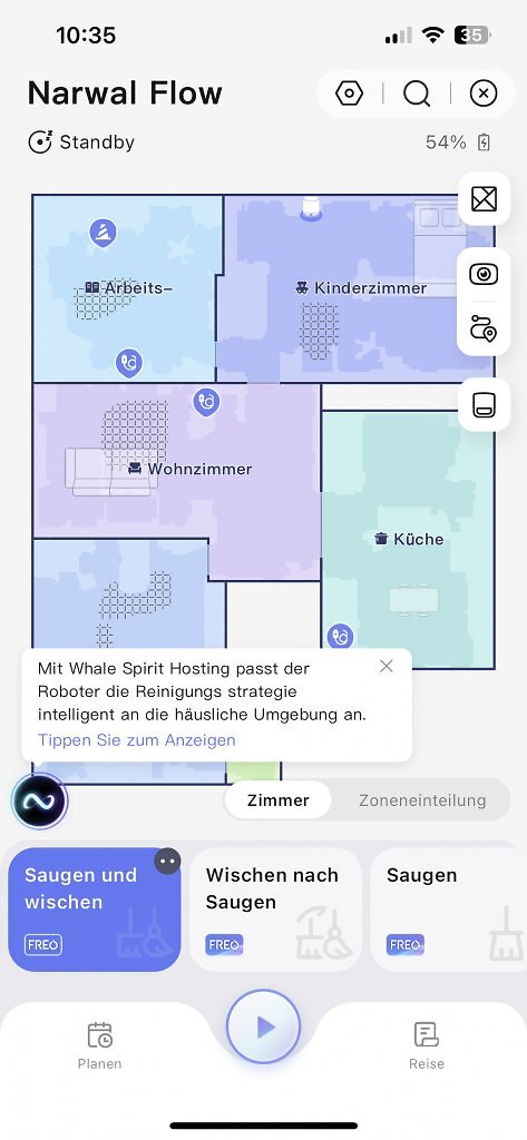 [29/08/2025] Die KI-gestützte Reinigung nennt sich Whale Spirit Hosting.