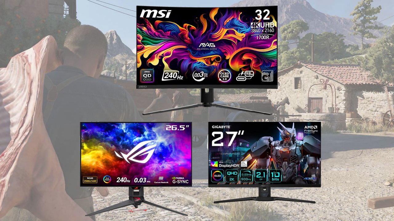 Neuer Preisrutsch: OLED-Gaming-Monitore von Asus, MSI, LG & Gigabyte günstiger denn je