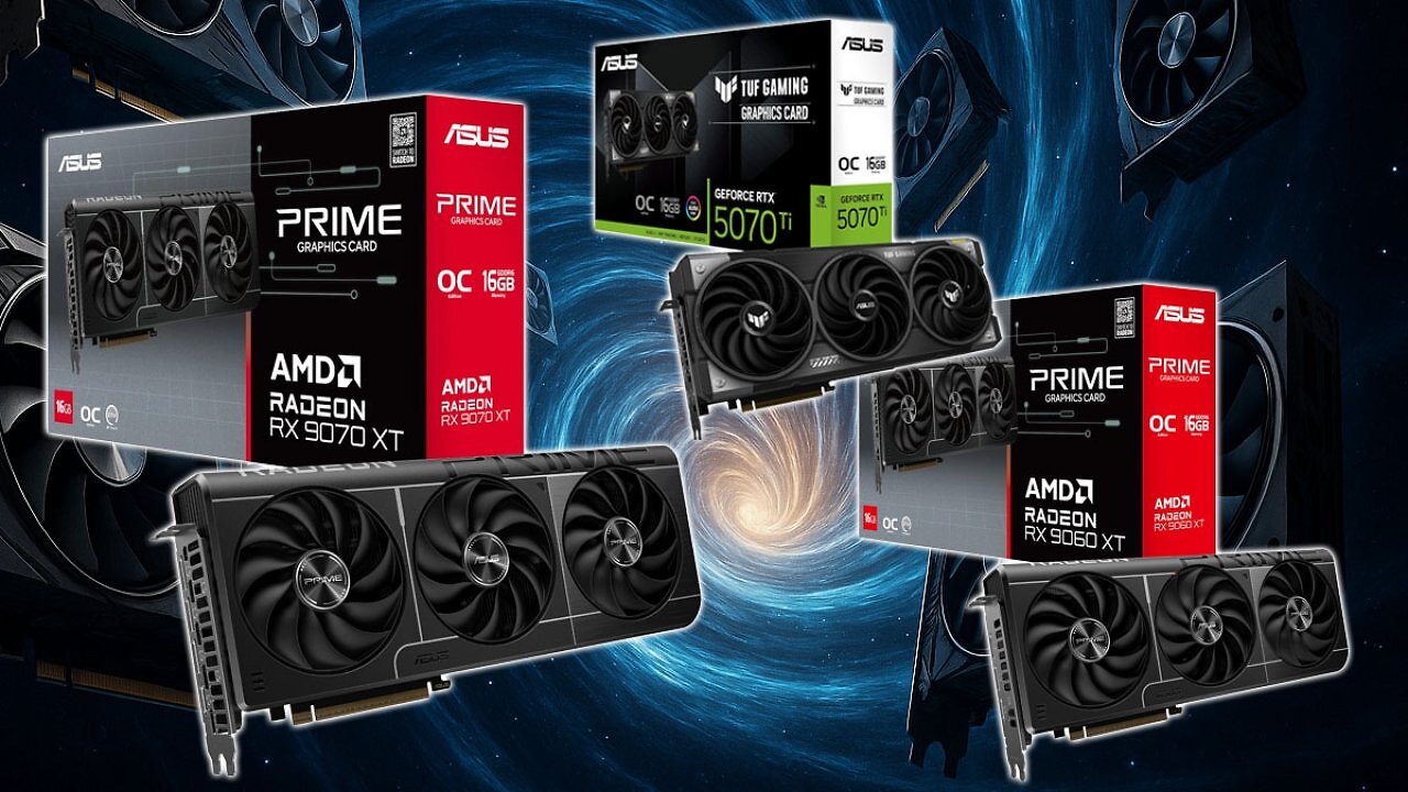 [18/08/2025] Bei Amazon unter Bestpreis: Asus Radeon RX 9070 XT OC, 9060 XT, Geforce RTX 5070 (Ti) (1)