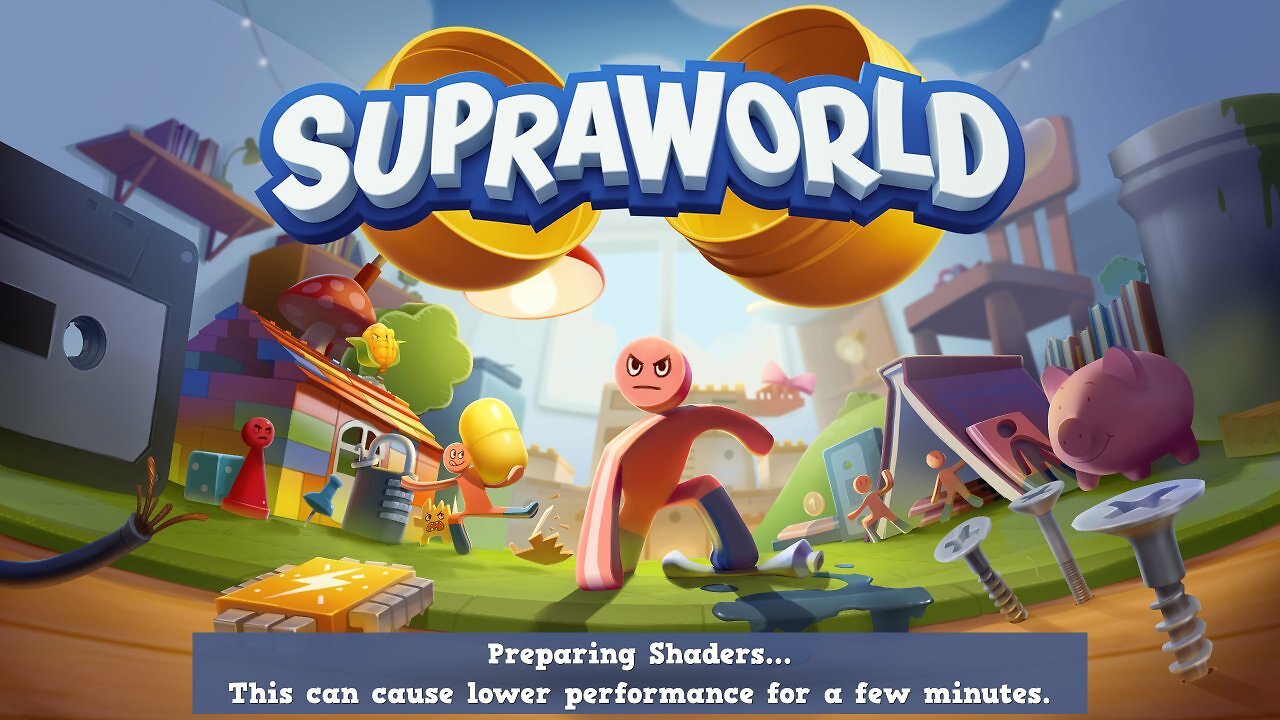 [15/08/2025] Supraworld Early Access: Startbild mit Shader Compiling