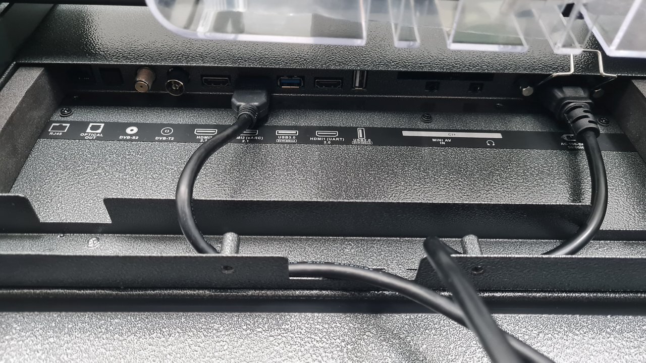 Die verschiedenen Eingänge eines Fernsehers