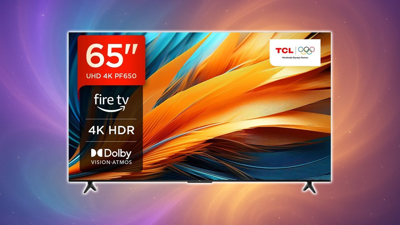 [29/08/2025] TCL 65PF650 65-Zoll 4K Ultra HD, HDR TV, Smart LED Fire TV (Dolby Vision, Dolby Atmos, DTS, HDR 10, Alexa integriert, Airplay2, Miracast) [Energieklasse F] Amazon Angebot