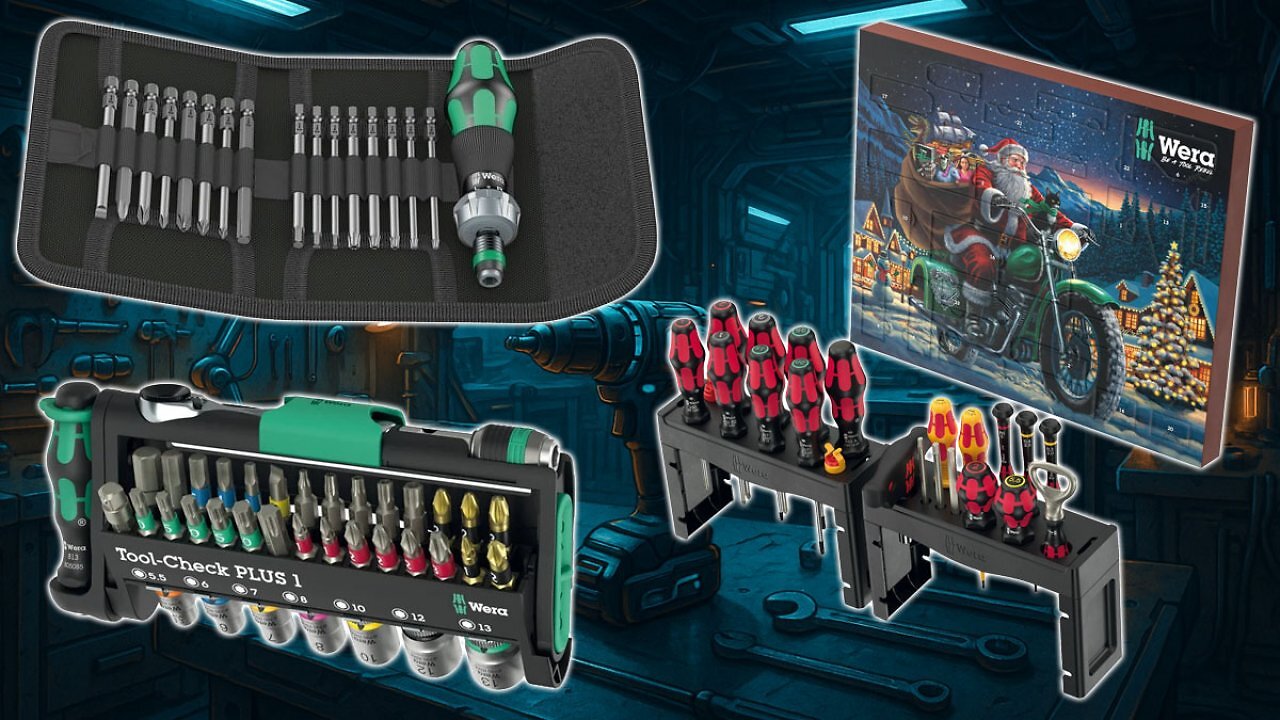 [13/08/2025] Alternate haut raus: Wera-Set mit 89-mm-Bits + Ratsche und 25er-Adventskalender zum Bestpreis
