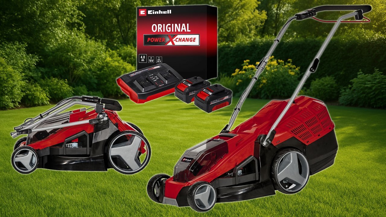 [04/08/2025] Jetzt mit Doppel-Rabatt: Amazon boxt Einhell 18V Akku-Rasenmäher über 100 € billiger weg