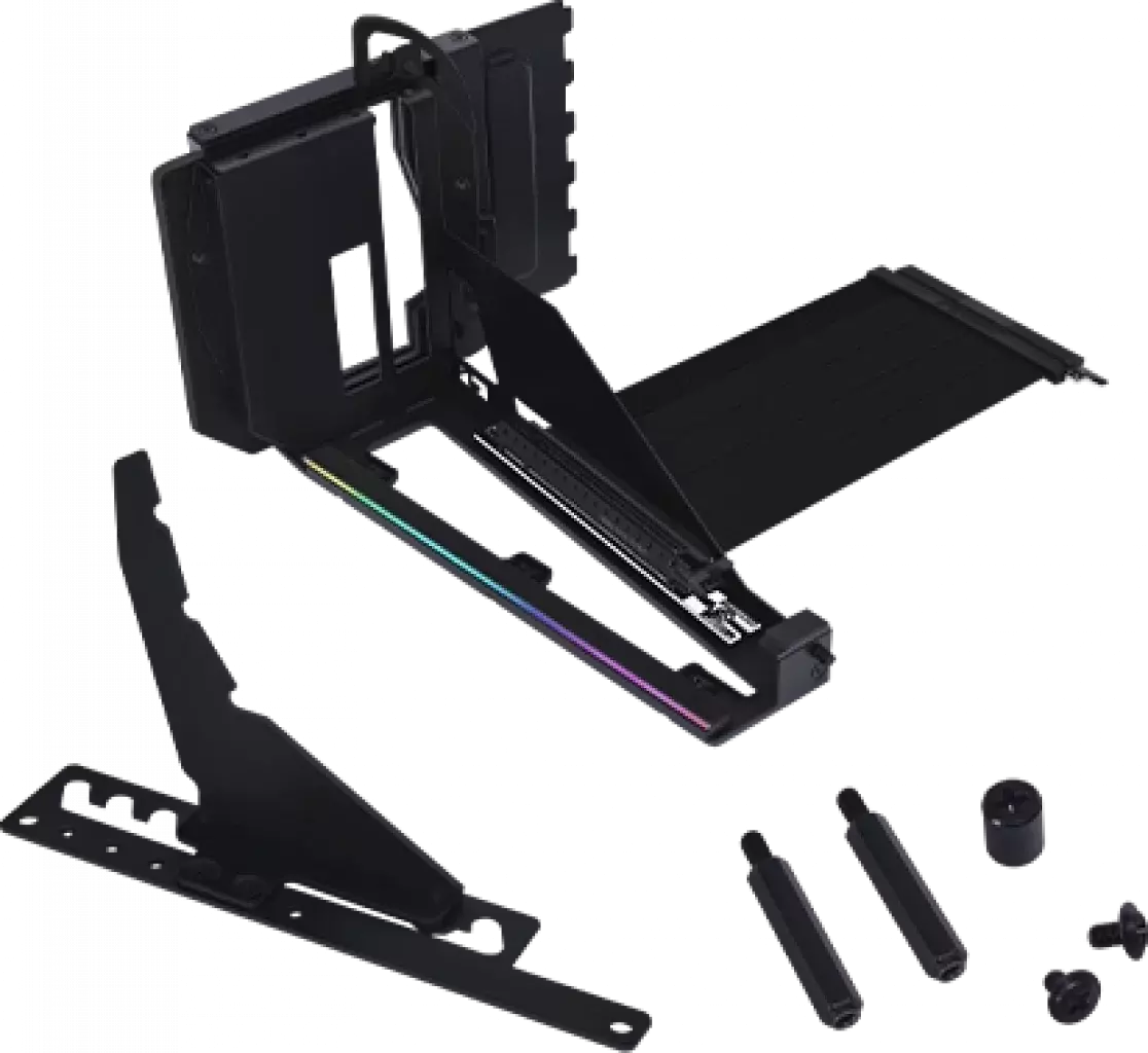 [26/08/2025] Lian Li stellt PCIe-5.0-Riserkabel mit Bracket und Verstellfunktionen vor (1)