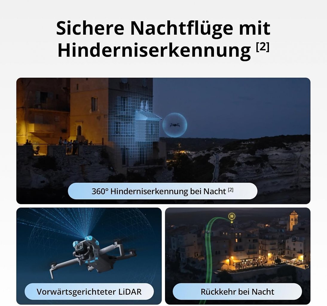[17/09/2025] Sichere Nachtflüge mit Hinderniserkennung.