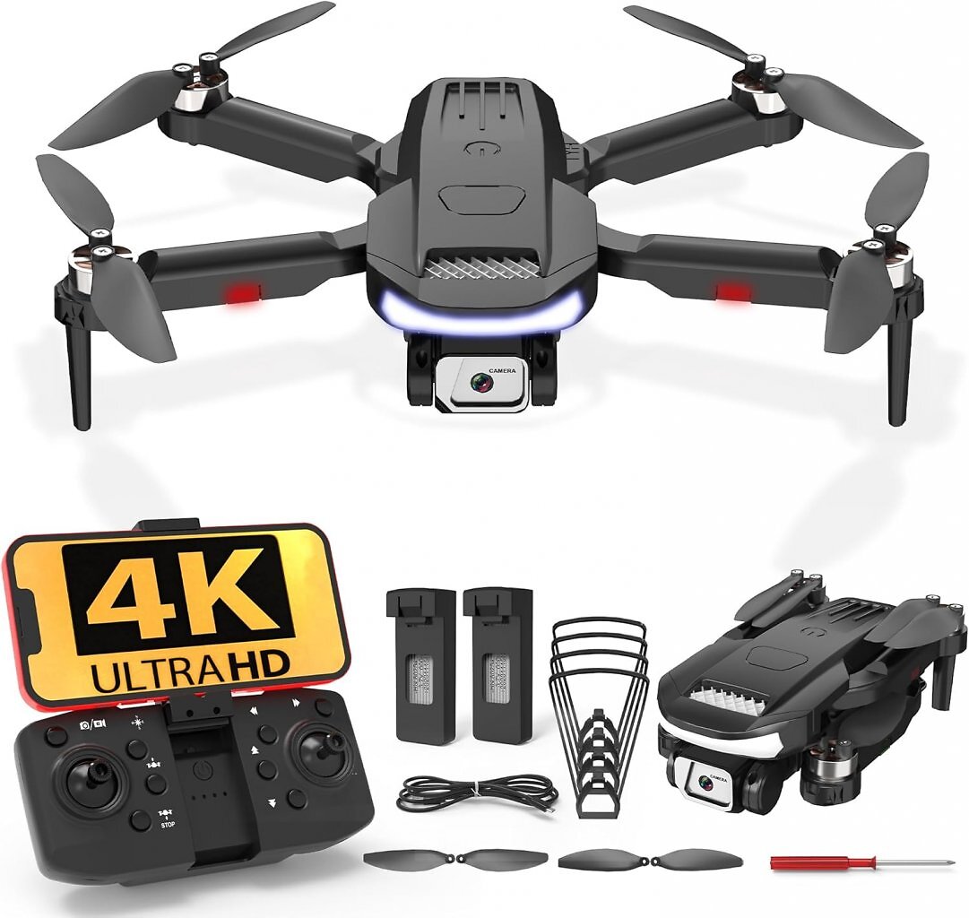 Viel billiger als DJI: Versteckter Amazon-Rabatt drückt 4K-Kamera-Drohne unter 60 Euro - mit 36 Min. Flugzeit