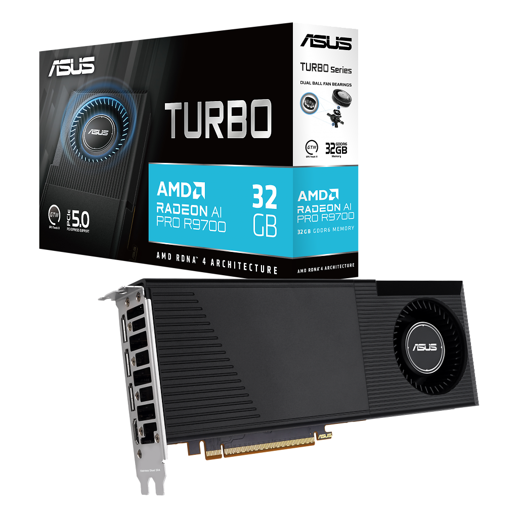 [22/09/2025] Asus Radeon AI Pro R9700 Turbo