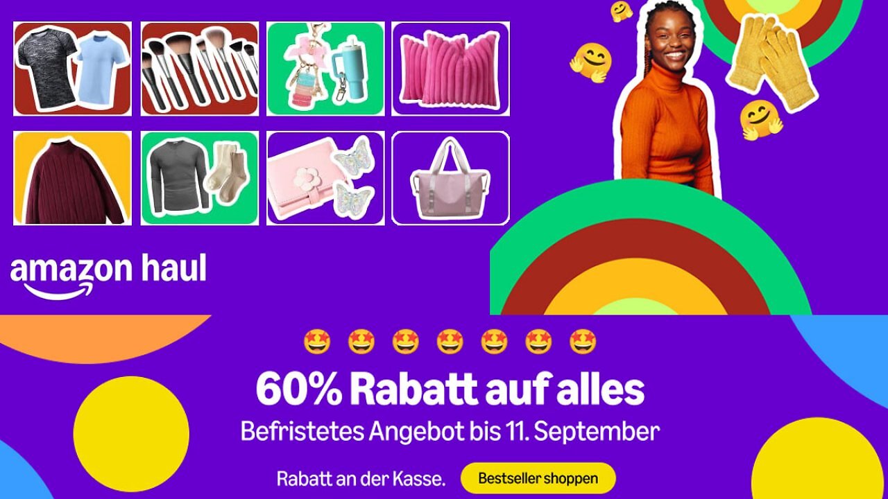 Nur kurz: 60% Rabatt auf alles - Amazon-Aktion lässt Konkurrenz erschaudern